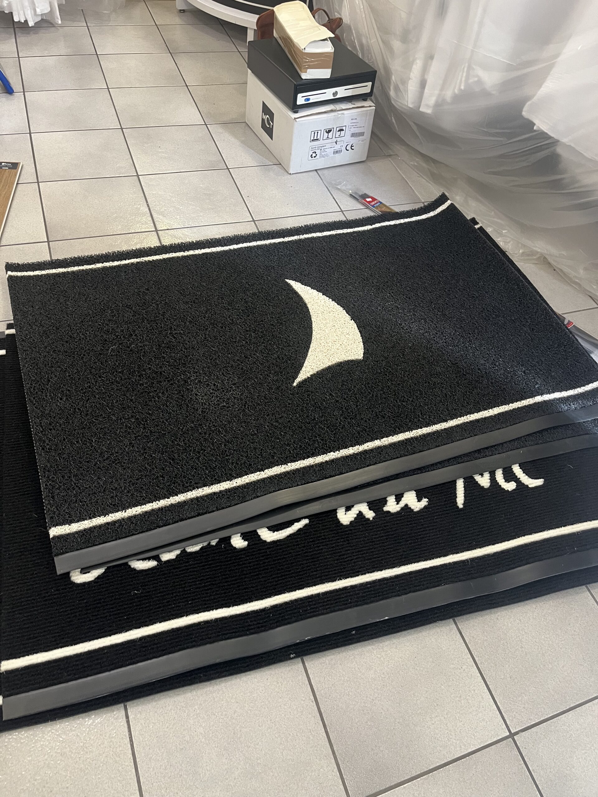 Zerbino personalizzato Ricciolo Blanc du Nil