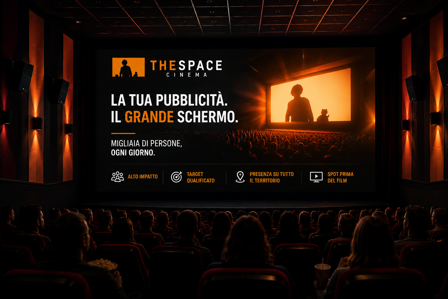 Pubblicità cinema MK ADV